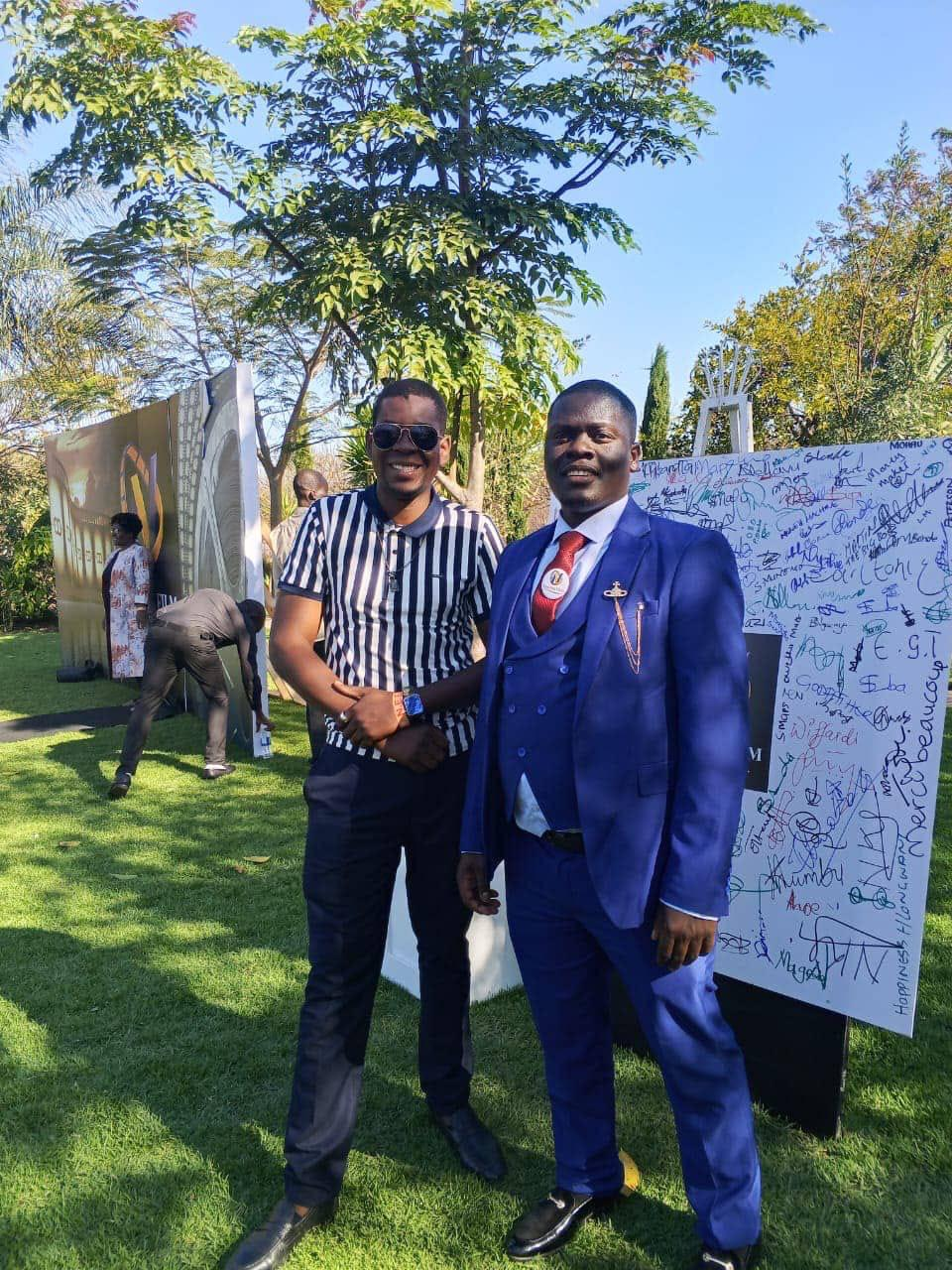 NEF members at an outdoor networking event