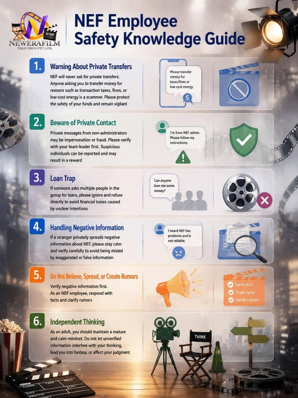 NEF employee safety knowledge guide