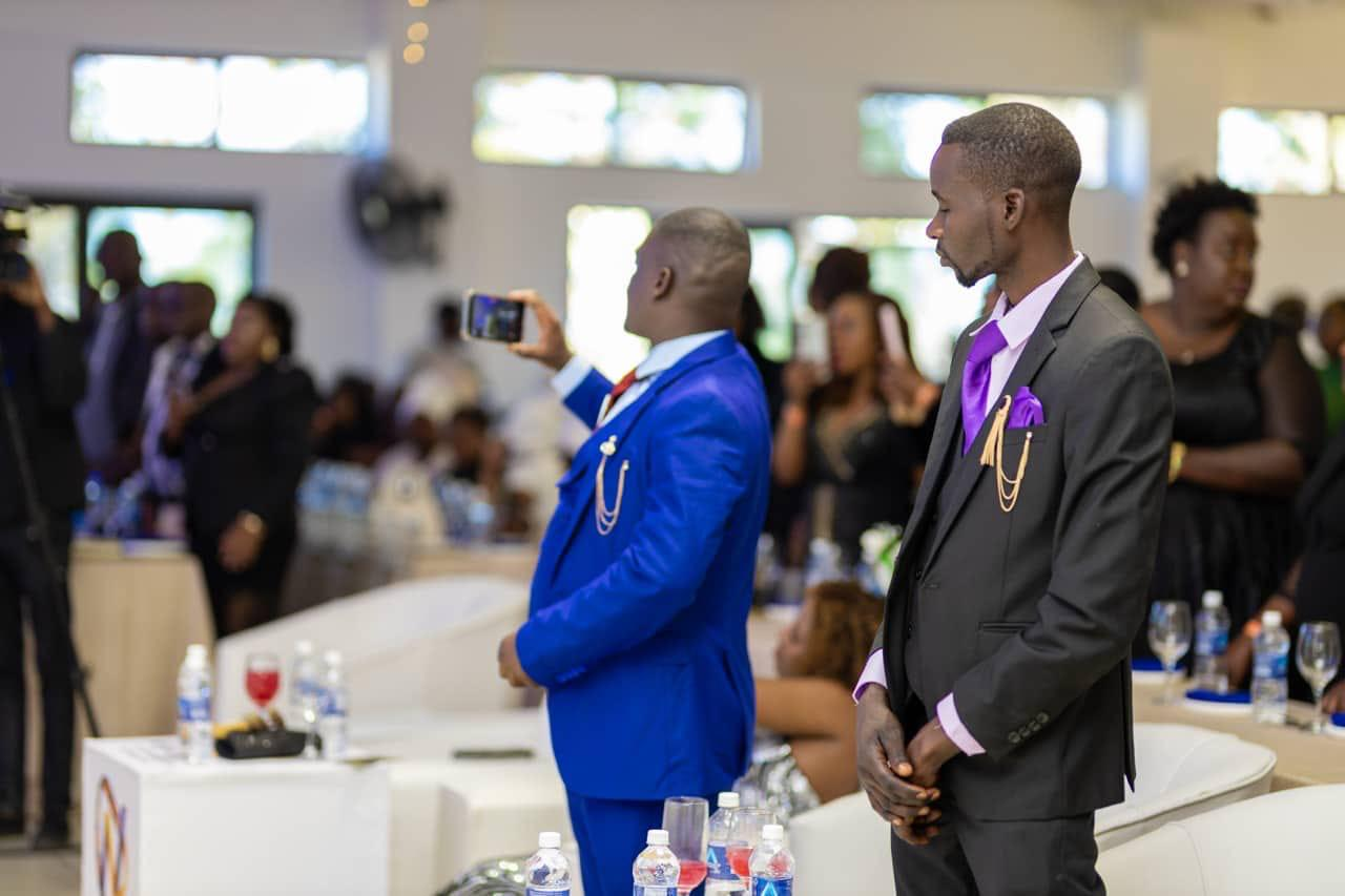 Members attending an NEF ceremony